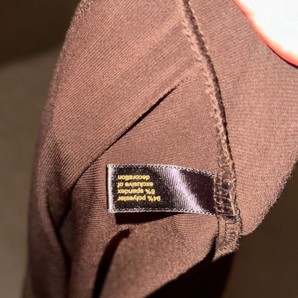 Outback Red Beaded Halter top. Polyester/Spandex blend, silky material w/stretch - Picture 6 of 6